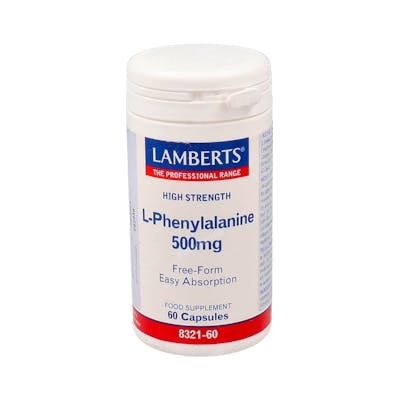 LAMBERTS L-FENILALANINA 500 mg. 60 cap.