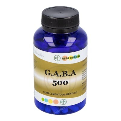 ALFA HERBAL GABA 500MG 120CAPSULAS
