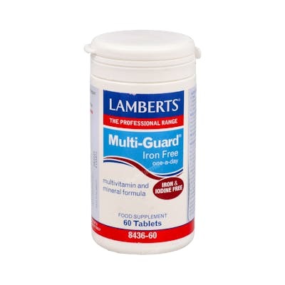 LAMBERTS MULTI-GUARD IRON FREE 60COMPRIMIDOS