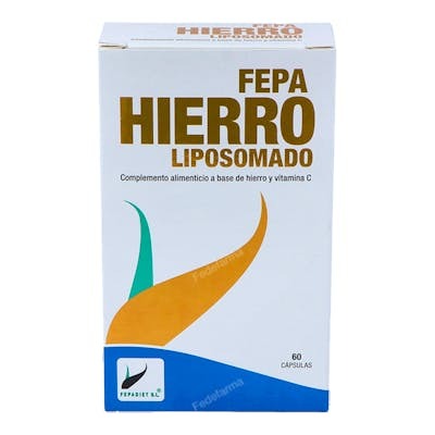 FEPADIET FEPA-HIERRO LIPOSOMADO 30MG 60CAPSULAS