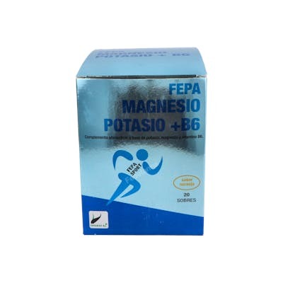 FEPADIET FEPA SPORT magnesio+potasio+B6 naranja 20sbrs.