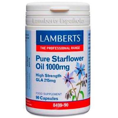 LAMBERTS ACEITE DE BORRAJA PURO 1000MG(HIGH GLA215MG)90CAPSULAS