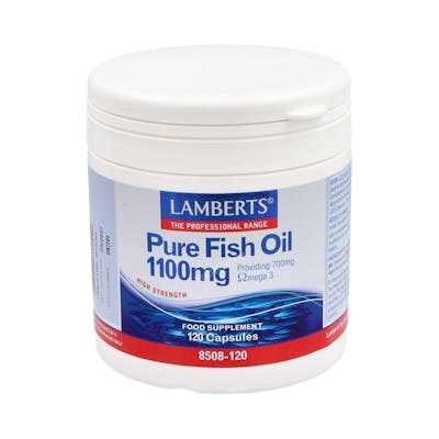 LAMBERTS ACEITE DE PESCADO PURO-OMEGA 3 ALTA POT 120PERLAS