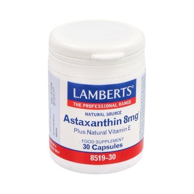 LAMBERTS ASTAXANTINA 8MG CON VIT E 30CAPSULAS