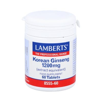 LAMBERTS GINSENG COREANO 1200MG 60CAPSULAS