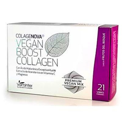 VAMINTER COLAGENOVA VEGAN BOOST FRUTOS ROJOS 21 SOBRES