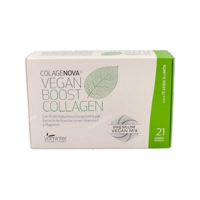 VAMINTER COLAGENOVA VEGAN BOOST TE VERDE+LIMON 21 SOBRES