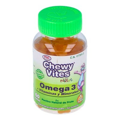 CHEWY VITES kids omega 3 60ud.