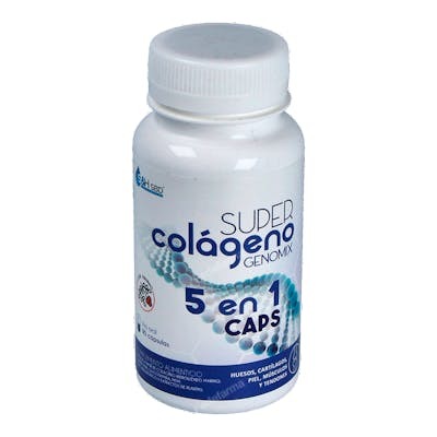 GENOMIX PHARMA SUPER COLAGENO 5 en 1 90cap.