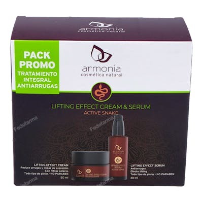 ARMONIA PACK VENENO SERPIENTE crema+serum ACTIVE SNAKE