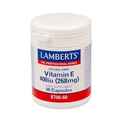LAMBERTS VITAMINA E NATURAL 400ui 60 cap.