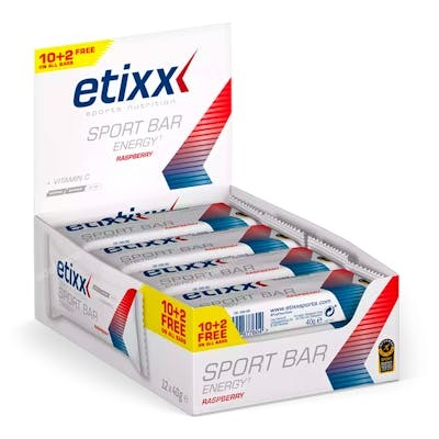 ETIXX ENERGY SPORT barritas frutos rojos 12uds.