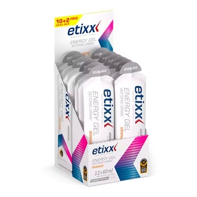 ETIXX ISOTONIC ENERGY gel sabor naranja 12ud.
