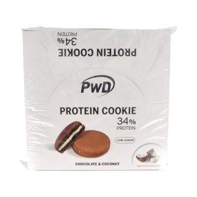 PWD NUTRITION PROTEIN COOKIE 34% protein choco-coconut 18uds