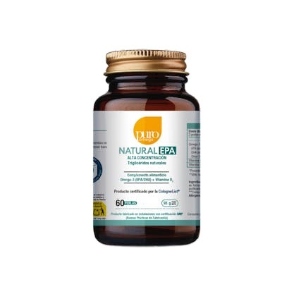 PURO OMEGA NATURAL EPA MAXIMA ABSORCION 60PERLAS