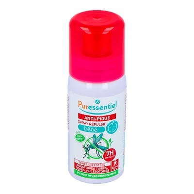 PURESSENTIEL SPRAY ANTI-PIC repelente y calmante bebe 60ml.
