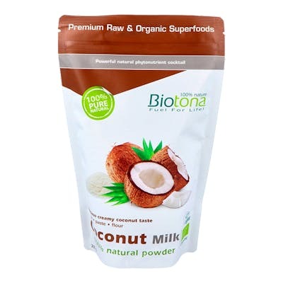 BIOTONA COCONUT MILK POWDER LECHE DE COCO NATUAL 200GR BIO