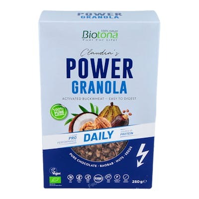 BIOTONA POWER GRANOLA DAILY muesli 250gr. BIO VEGAN