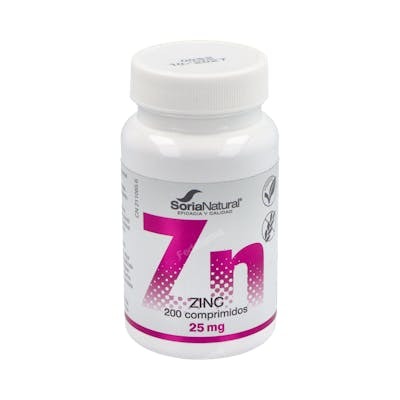 SORIA NATURAL ZINC liberacion sostenida 200comp.