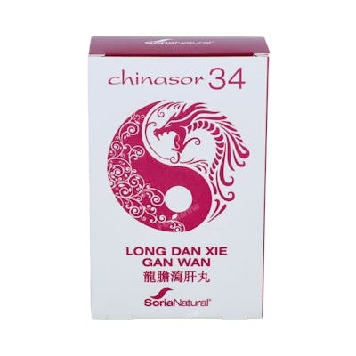 SORIA NATURAL CHINASOR 34 LONG DAN XIE GAN WAN 30COMPRIMIDOS