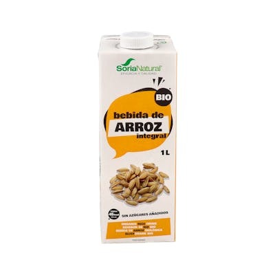 SORIA NATURAL BEBIDA VEGETAL DE ARROZ 1lt BIO SG VEGAN