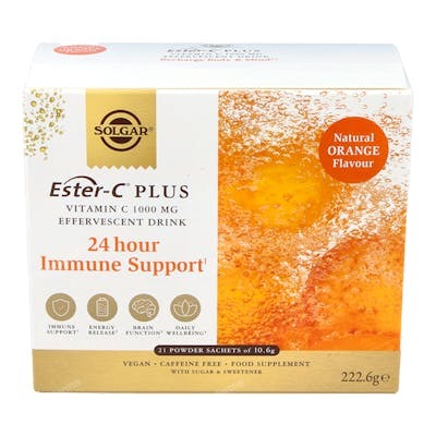 SOLGAR ESTER C efervescente vit C 1000mg. 21sbrs.