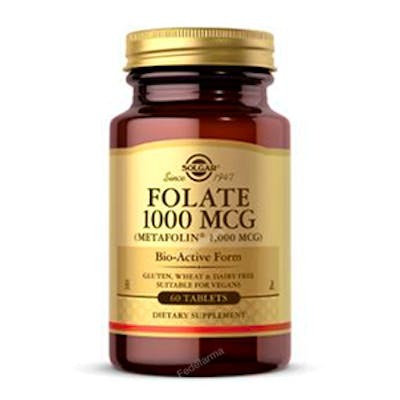 SOLGAR FOLATO 1000mcg. 60comp.