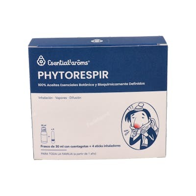 ESENTIAL AROMS PHYTORESPIR 30 ML + 4 STICKS INHALADORES