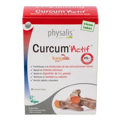 PHYSALIS CURCUM ACTIF 30COMPRIMIDOS