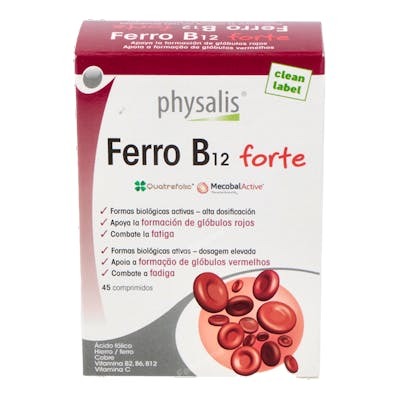 PHYSALIS PH FERRO B12 FORTE 45COMPRIMIDOS