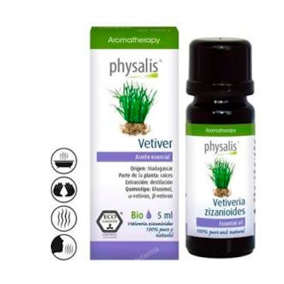 PHYSALIS VETIVER aceite esencial 5ml. BIO