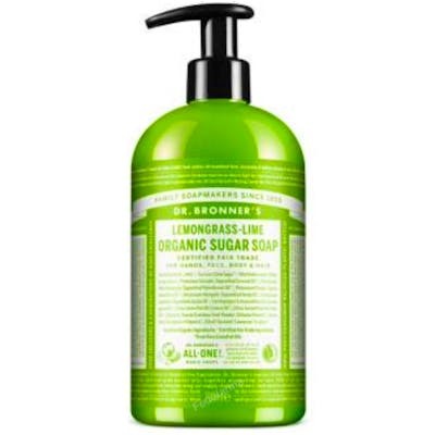 DR. BRONNER´S JABON DE AZUCAR lemongrass-lima 710ml.