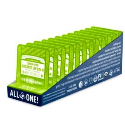 DR. BRONNER´S PACK LAPIZ LABIAL lima-limon 12ud. x 4gr.