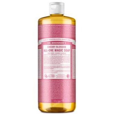DR. BRONNER´S JABON LIQUIDO flor de cerezo 945ml.