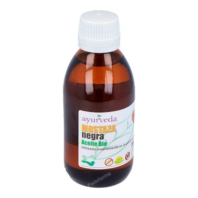 AYURVEDA AUTENTICO ACEITE DE MOSTAZA NEGRA 200 ML