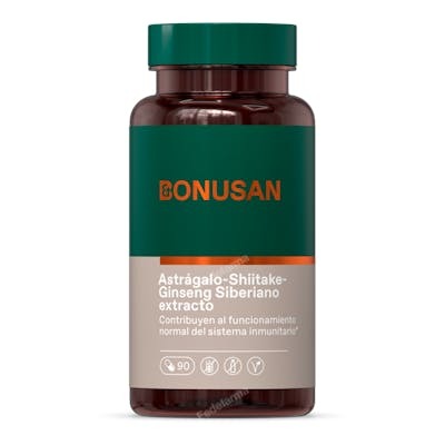 BONUSAN ASTRAGALO-SHIITAKE-GINSENG SIBERIANO EXTRACTO 90VCAPSULAS