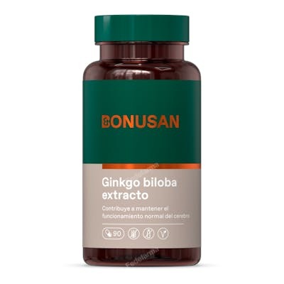BONUSAN GINKGO BILOBA extracto 90vcap.