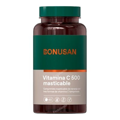BONUSAN VITAMINA C 500 60COMPRIMIDOSMASTICABLES