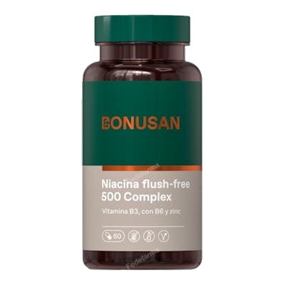 BONUSAN NIACINA flush-free 500 complex 60vcap.