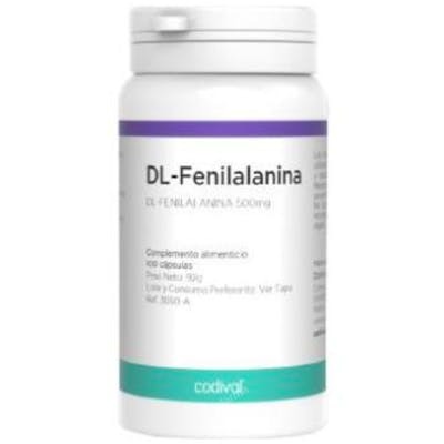 CODIVAL DL-FENILALANINA (PHENYLALANINE) 500MG100CAPSULAS