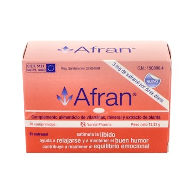 NARVAL PHARMA, S.A. AFRAN 30comp.