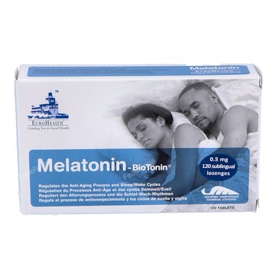 EUROHEALTH MELATONIN BIOTONIN 0,5MG120COMPRIMIDOS SUB