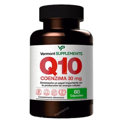 VERMONT SUPPLEMENTS COENZIMA Q10 30mg. 60perlas