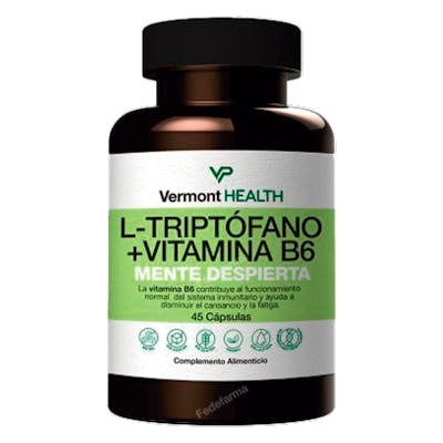 VERMONT HEALTH TRIPTOFANO+B6 45cap.