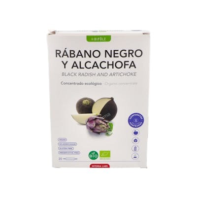 BIPOLE RABANO NEGRO Y ALCACHOFA 20 AMPOLLAS