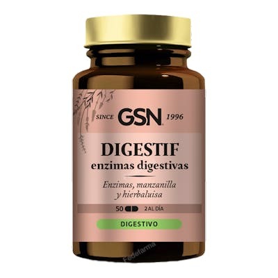 GSN ENZIMAS DIGESTIVAS DIGESTIF 50 COMPRIMIDOS