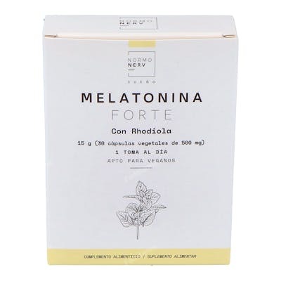 HERBORA MELATONINA FORTE CON RHODIOLA 1MG 30CAPSULAS