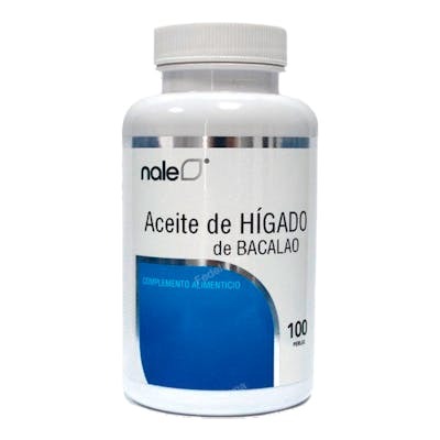 NALE ACEITE DE HIGADO DE BACALAO+VIT.A,EyD 100perlas