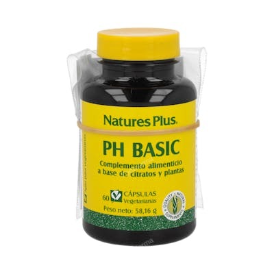 NATURES PLUS PH BASIC (corrector del terreno acido) 60 cap.