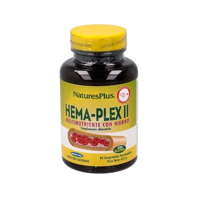 NATURES PLUS HEMA-PLEX II (accion retardada) 60 comp.